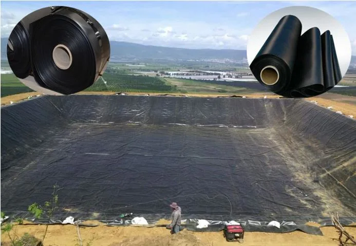 0.5mm, 1.0mm, 1.5mm, Virgin Material HDPE Pond Liner for Agriculture/Dam/Biogas