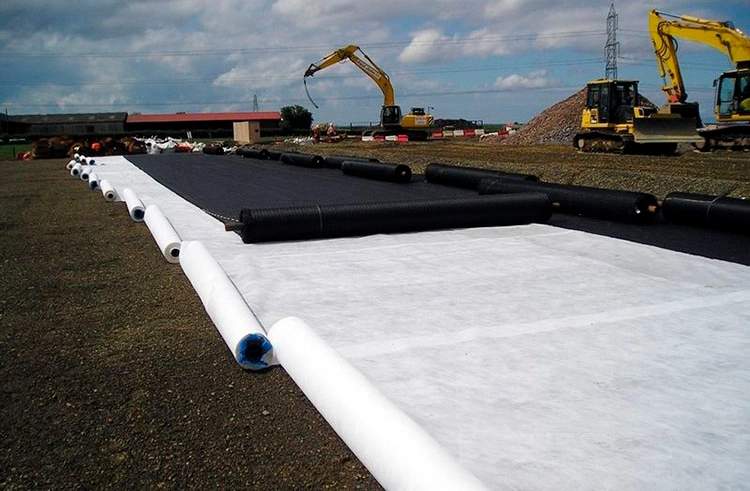 200g 300g 400g High Strength Polypropylene PP Nonwoven Geo Textile Fabric Geotextile for Highway